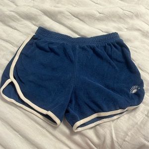 Tiny Whales Blue Shorts - Size 12-14